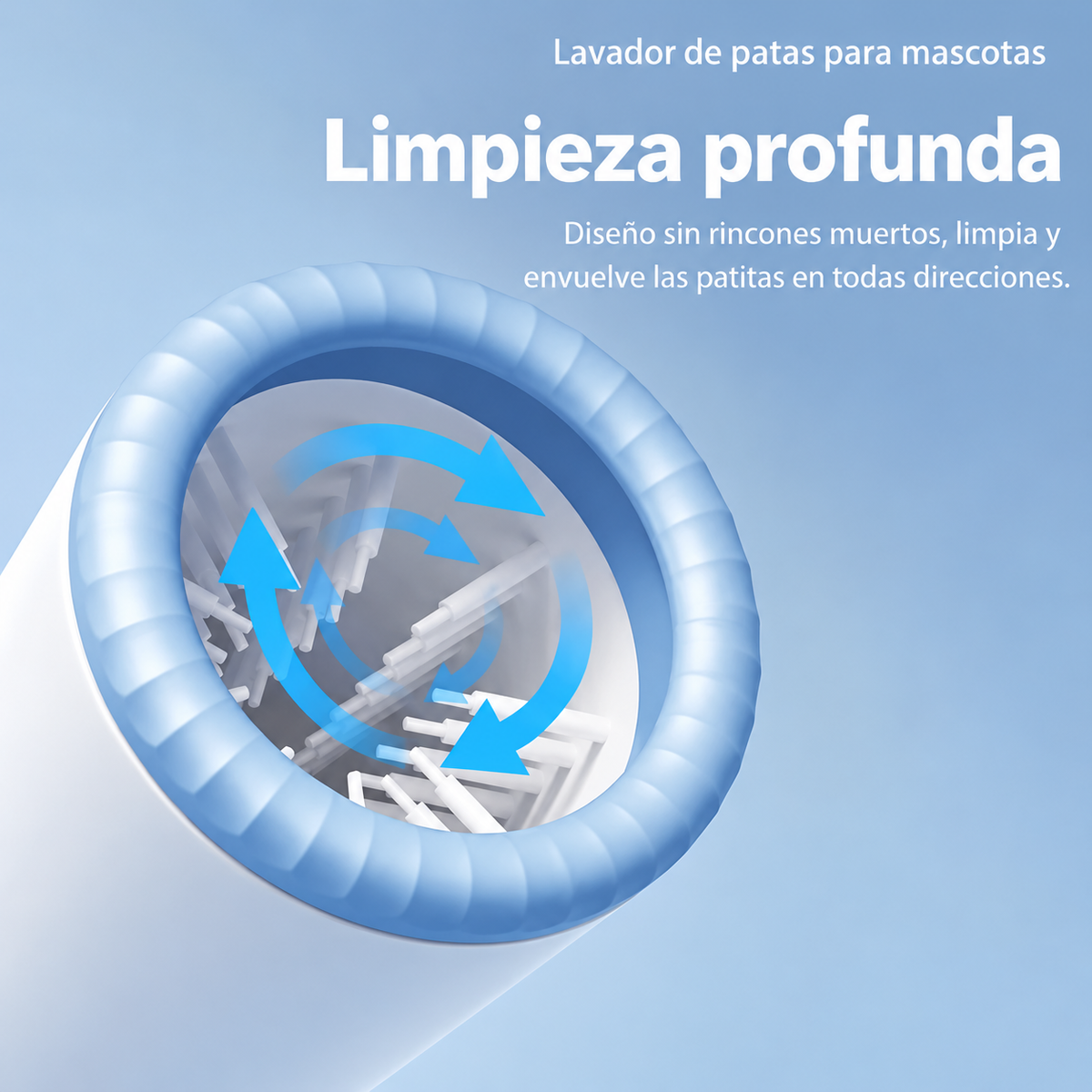 Limpiador Automático de Patas para Mascotas